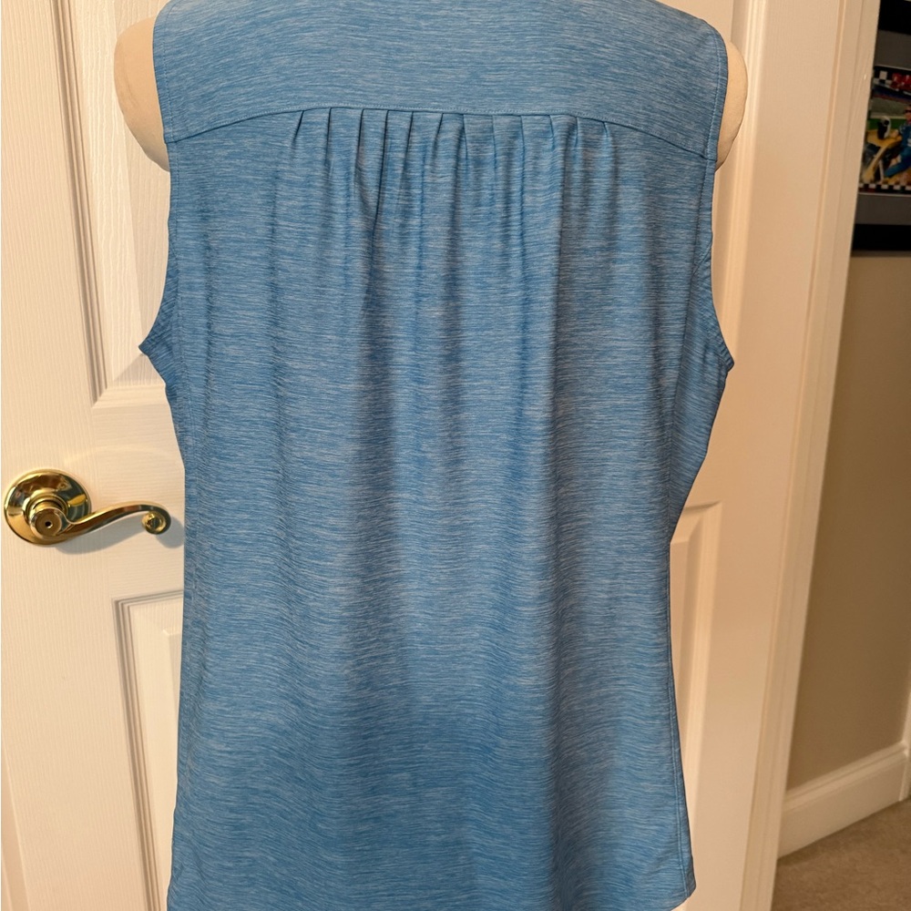 Duluth Trading Co Blue Sleeveless Tank Top XL - Picture 4 of 5